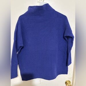 Free People Royal Blue Turtleneck Sweater